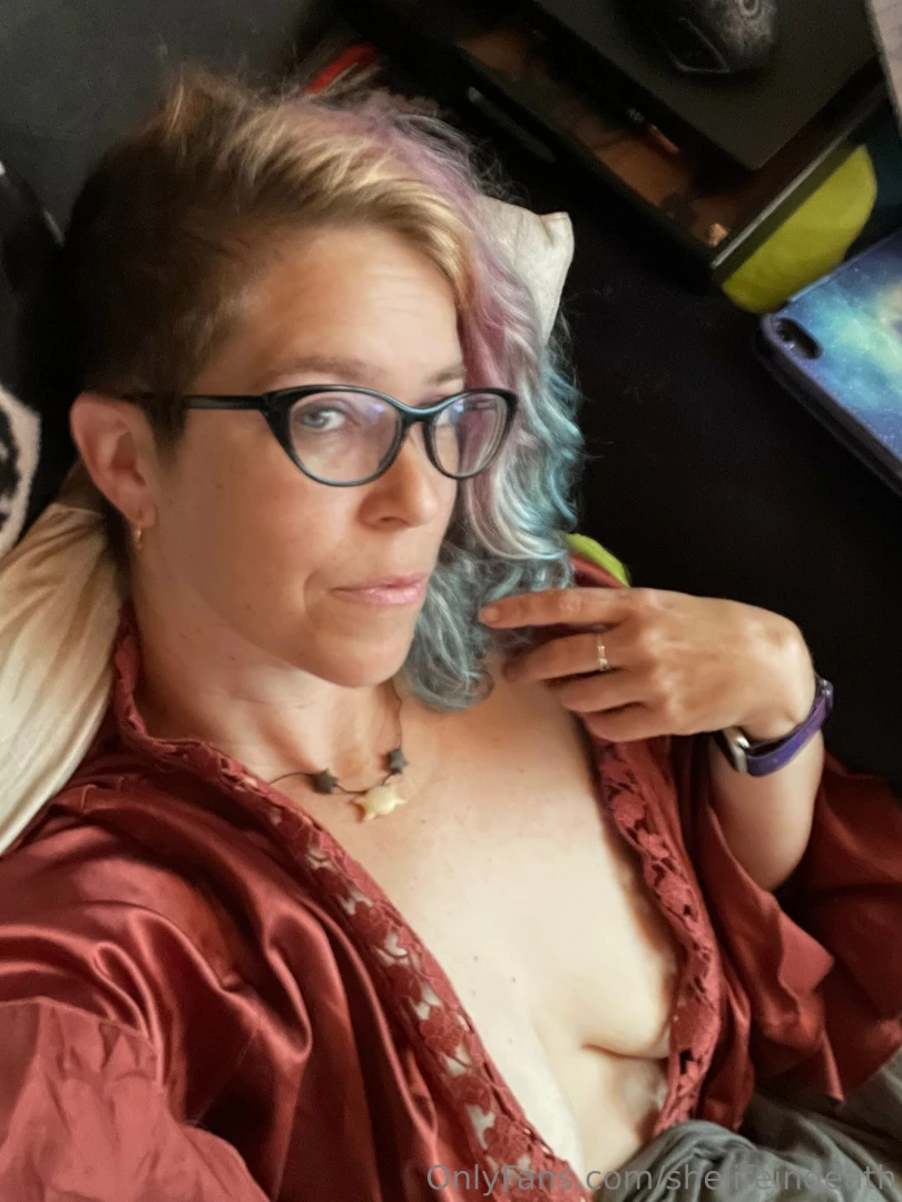 A lazy day in bed with a robe that simply refuses to stay closed part 2 