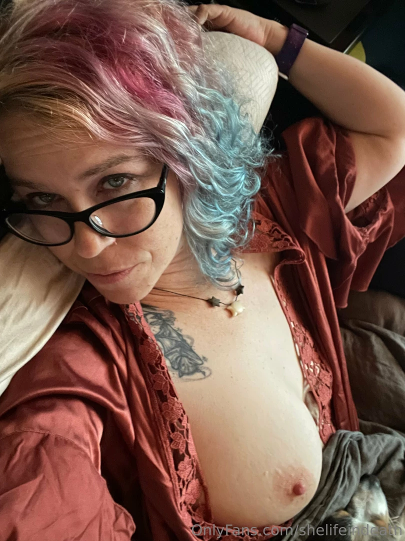 A lazy day in bed with a robe that simply refuses to stay closed part 3 