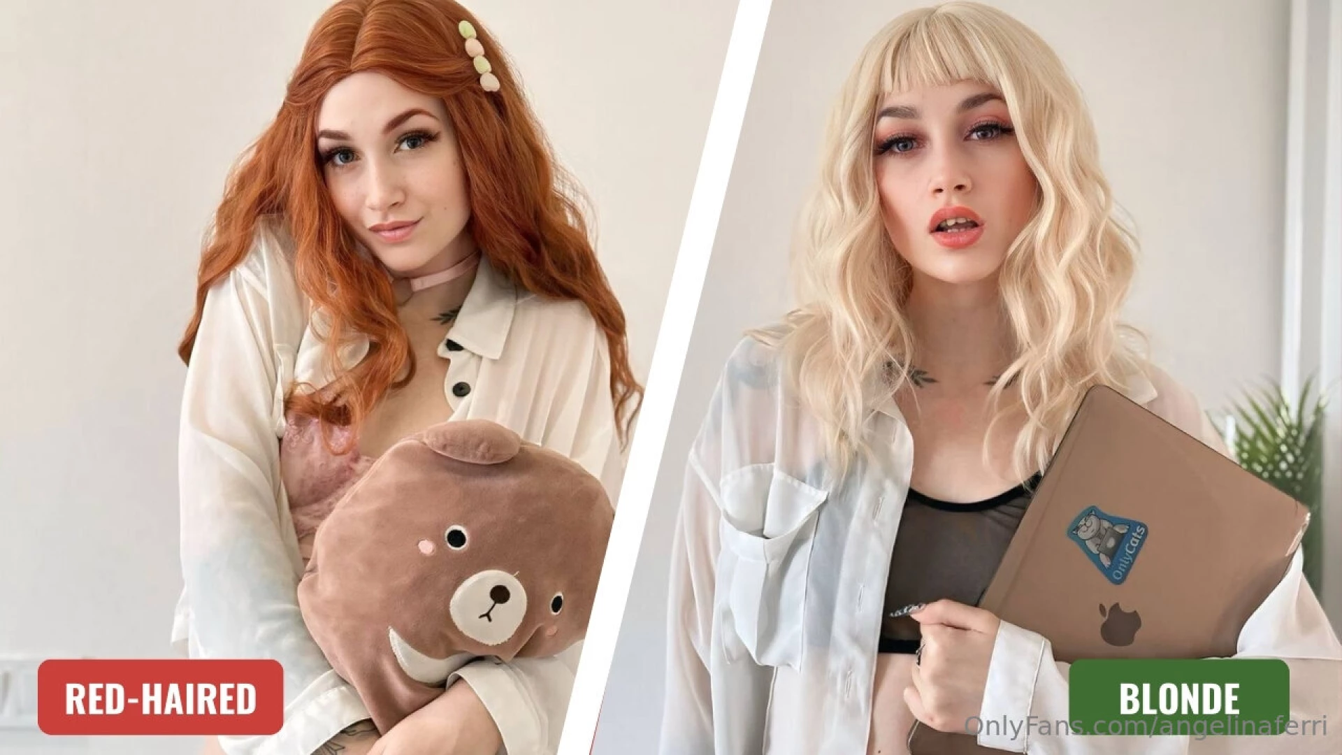 Redhead or blonde sweet girl or serious secretary what are your 