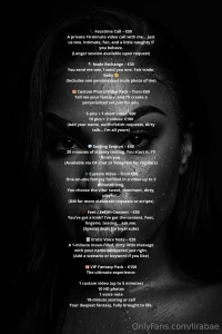 Here is a brand new menu