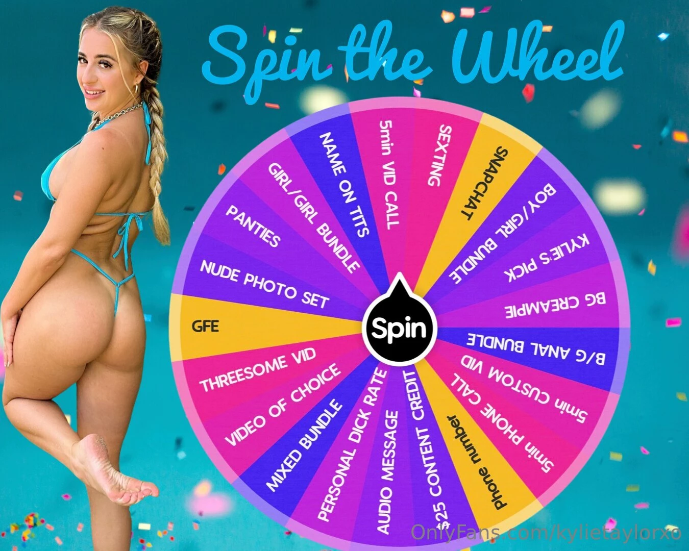 Spin my birthday wheel it s my birthday week so i put this special 