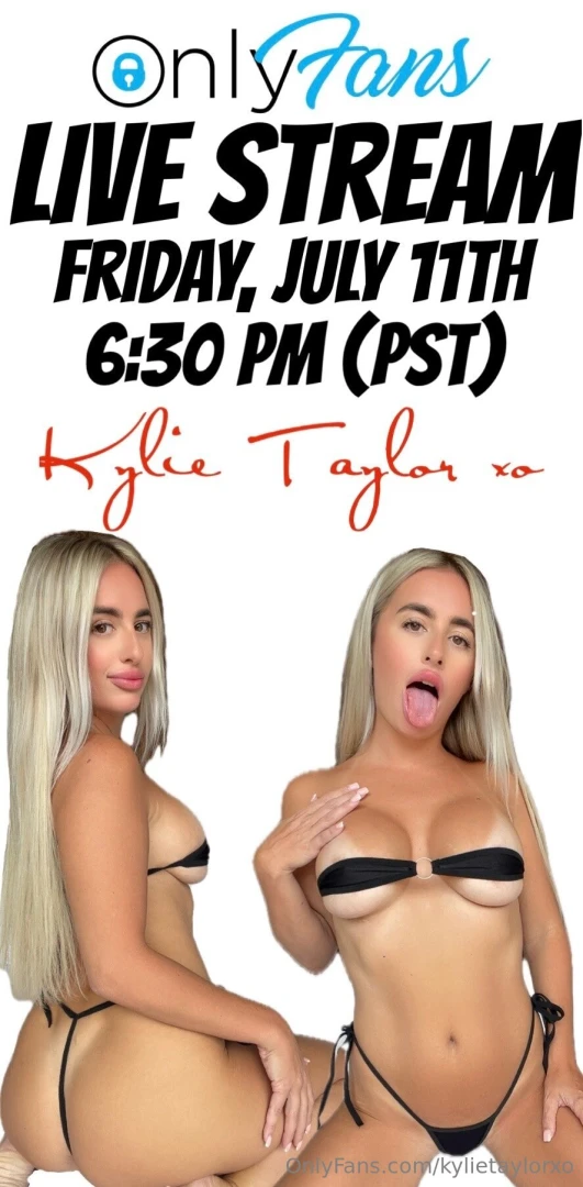 Join me friday july 11th 6 30pm pst for a naughty livestream i will 