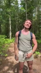 Beautiful day isn t it as you bury your face in my sweaty hiking part 1