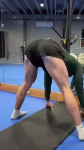 You ve only got one kind of stretching on your mind huh when the lines