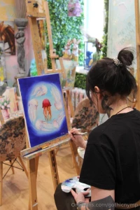 Each brushstroke tells a story capturing the essence of a vibrant