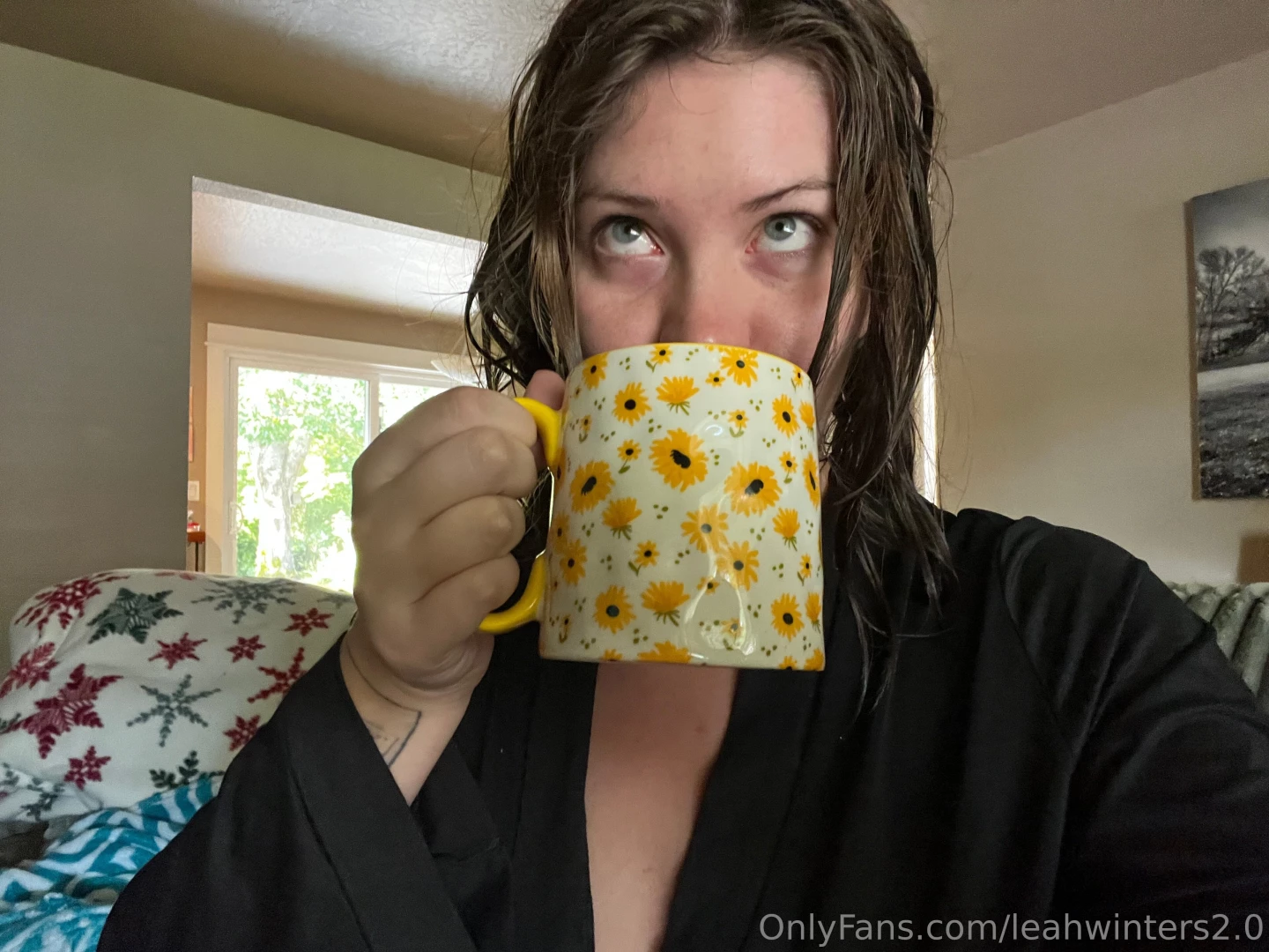 Morning coffee is a must 