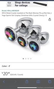 Who s buying me these pretty little plugs you ll be the first to see