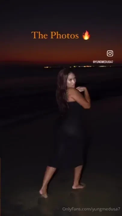 Wet sunset photoshoot 