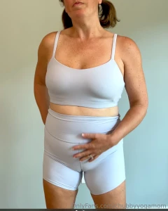 Tried this new yoga outfit on yesterday not sure it shows off my boobs part 2
