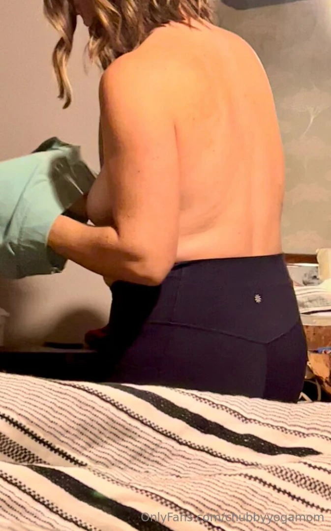 chubbyyogamom - Hubby caught me unaware while getting ready for yoga class 