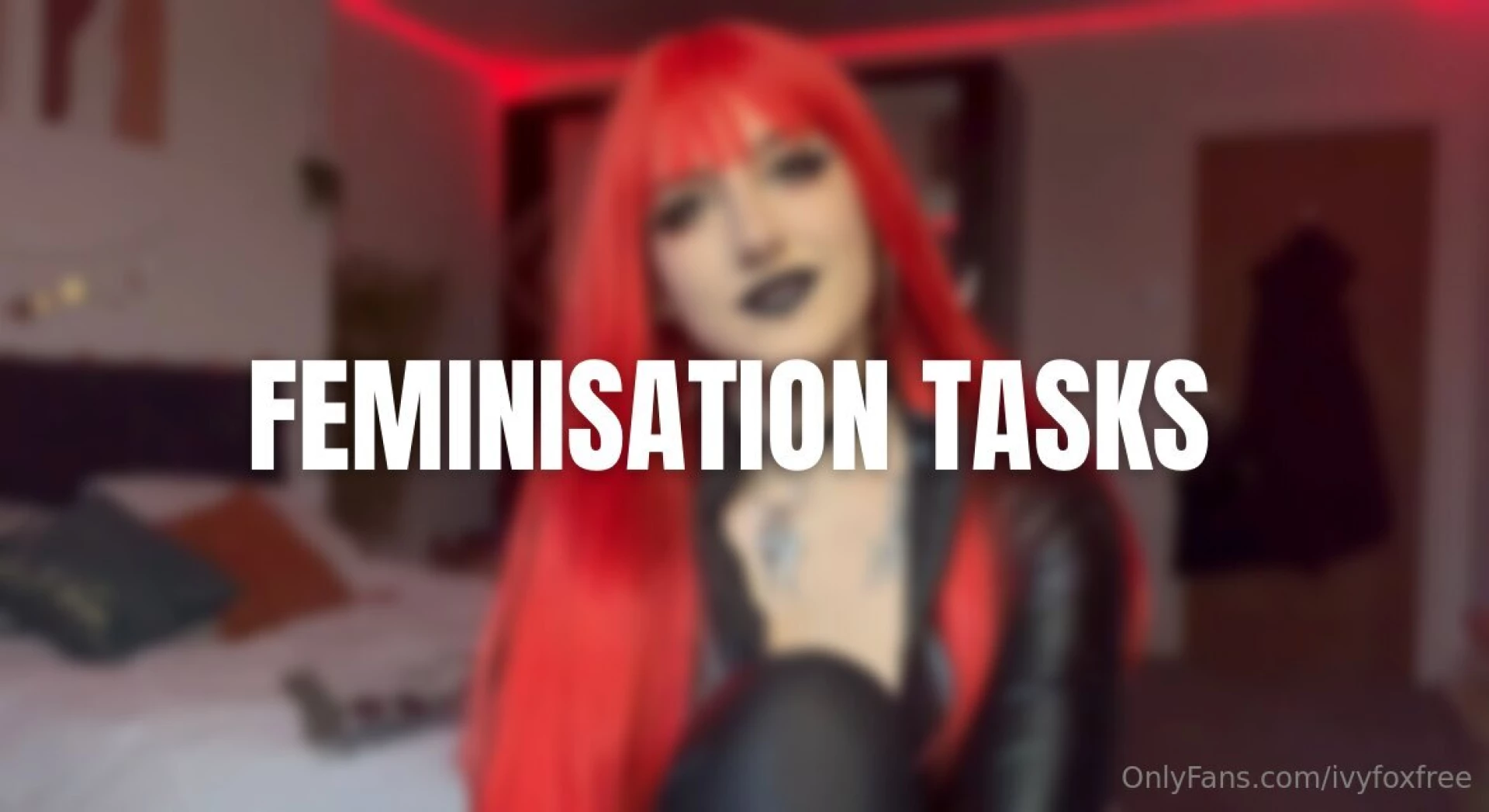 I have some sissy tasks for you 