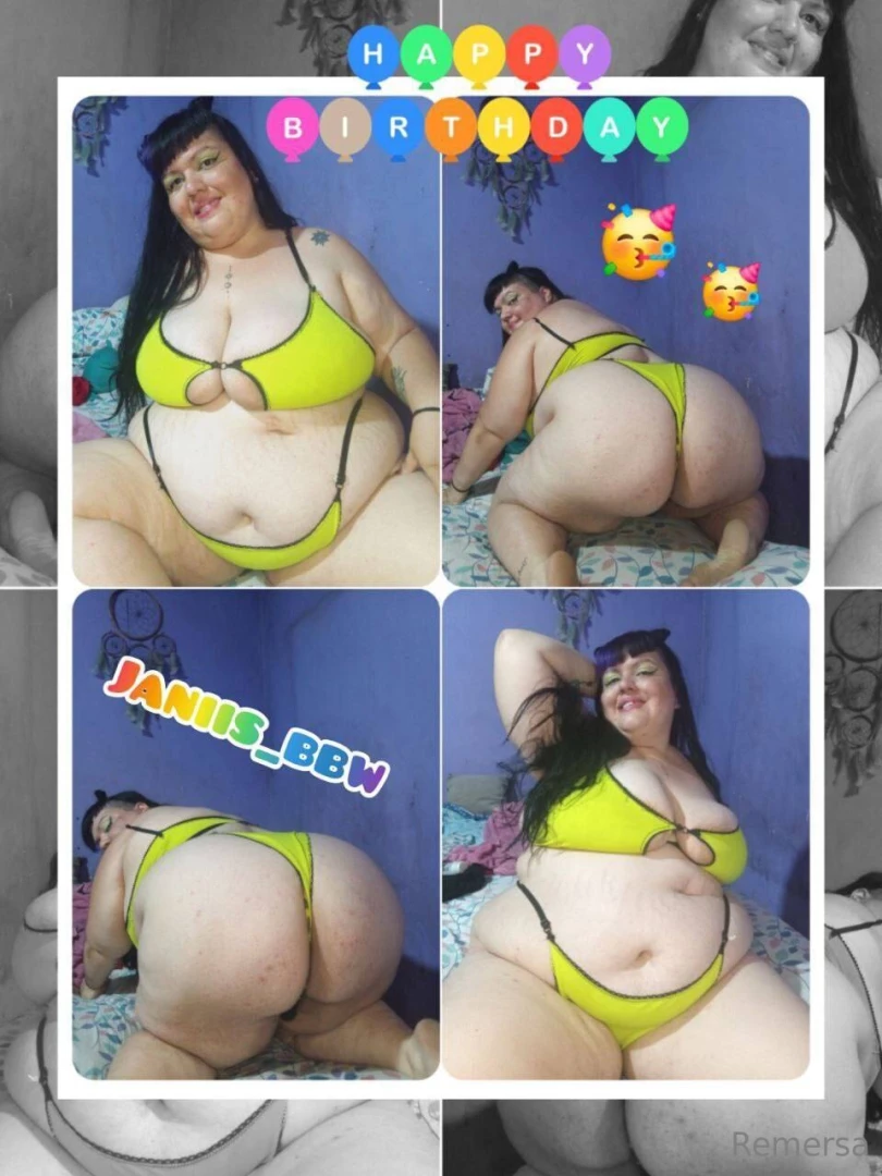 Wish this beautiful and sexy bbw a very happy birthday free janiis_bbw 