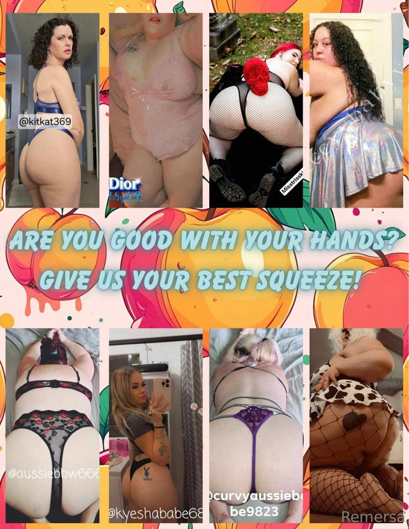 These horny hotties have the juiciest peaches ripe for the squeeze top part 2 