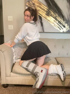 Trying to still be a wild woman in this giant boot is proving to be a