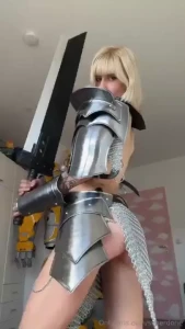 I put on my armor one last time to take it off amp get naughty in a