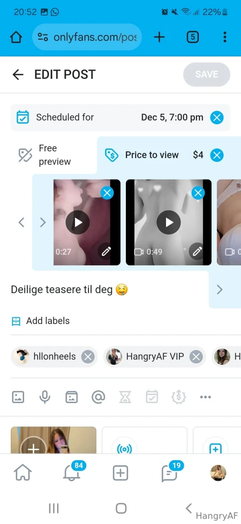 Deilige teasere til deg 