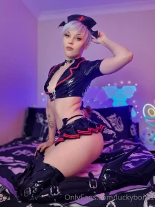 Let me sit in your lap and check your temperature you look a little part 1