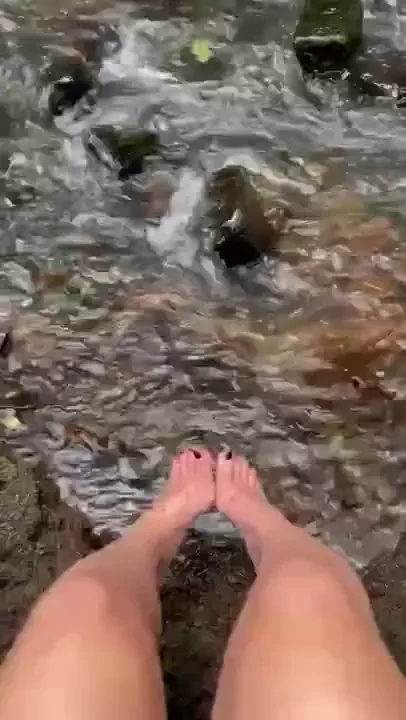 Having a little dip in the stream so thought i d get a little 