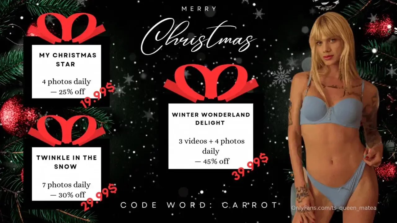 Christmas are you ready for everything i ve prepared for you today i 