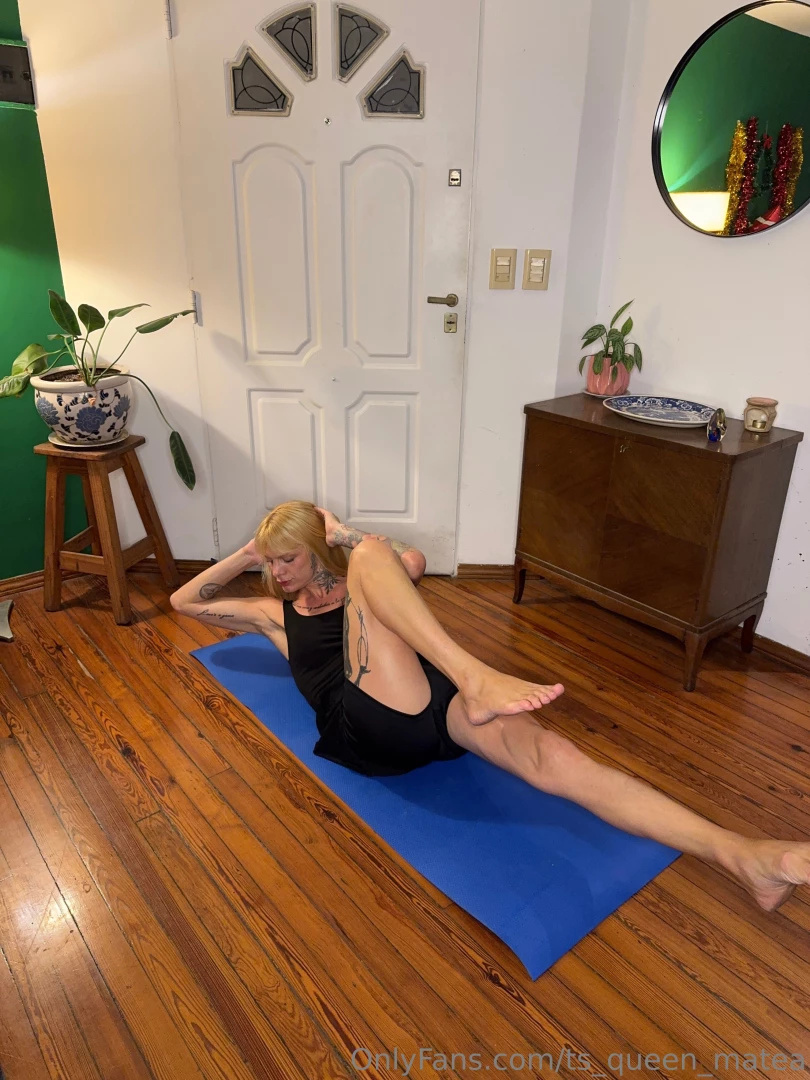 And of course my evening routine includes back exercises it s very 