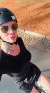 Riding through wind thighs burning heart open movement turns me on not