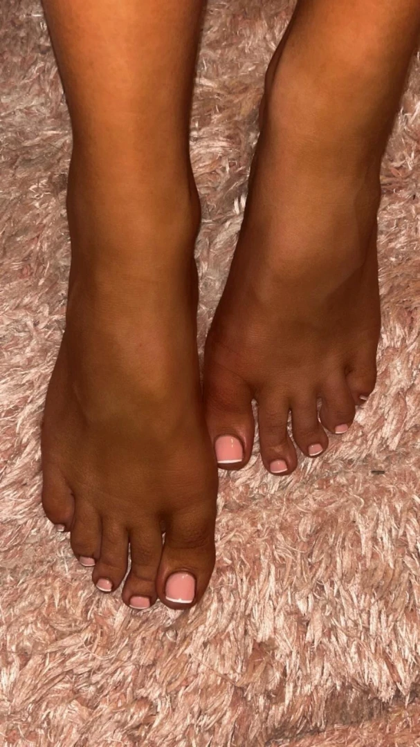 Soft carpet beneath my bare feet 