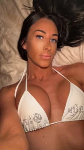 Laying here feeling fabulous in my bikini