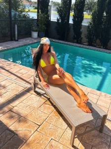 It was a beautiful day to sit by the pool and work on my tan part 2