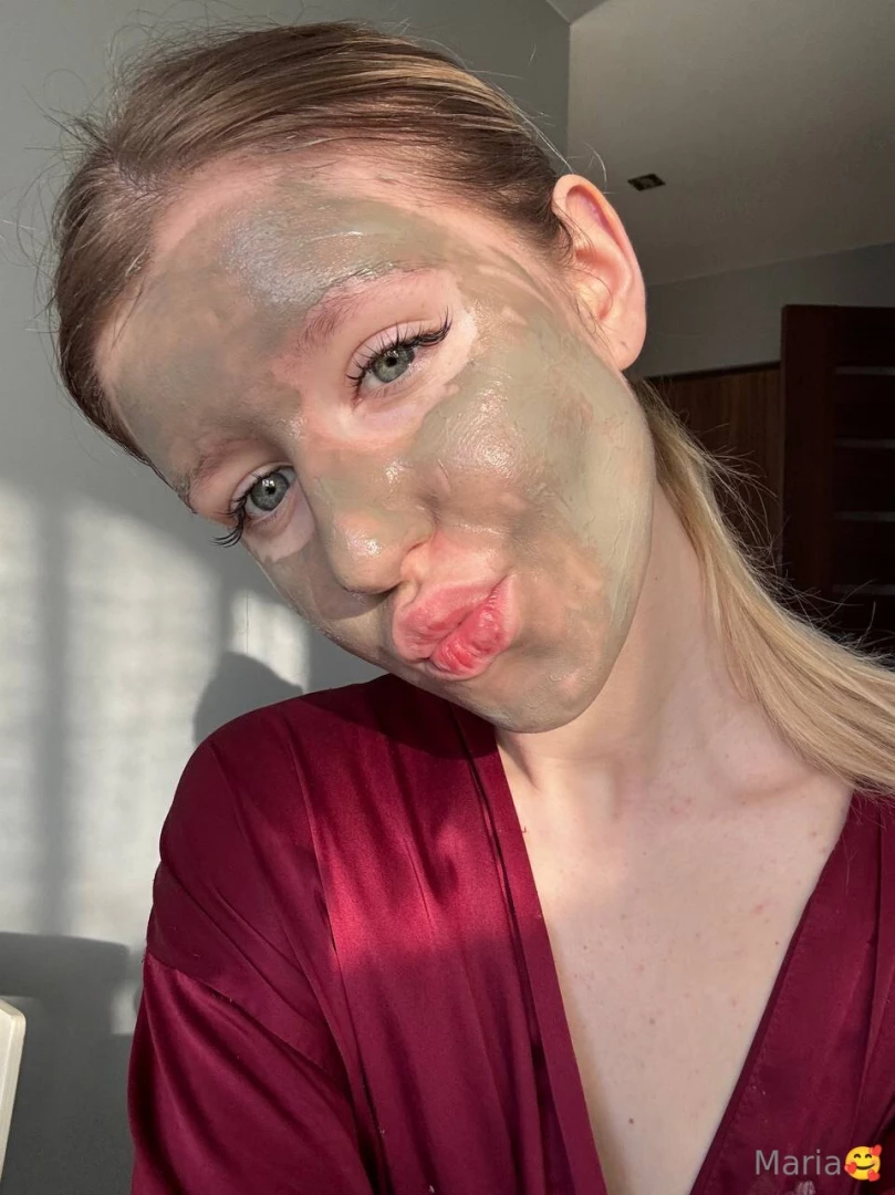 Good morning i m wearing a mask to prevent swelling 