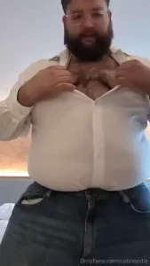 Taking a break from work to show off for you boy