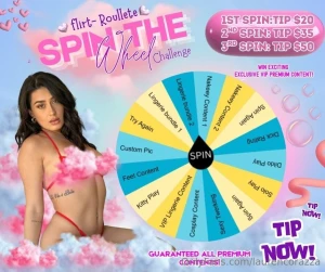 The wheel decides how dirty i get today wanna take control of my fate