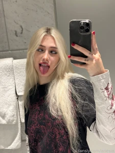 Come say hi 3 fyp ahegao blonde e-girl