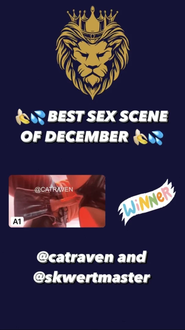 Best sex scene of december rewards - first place pinned shoutout for 