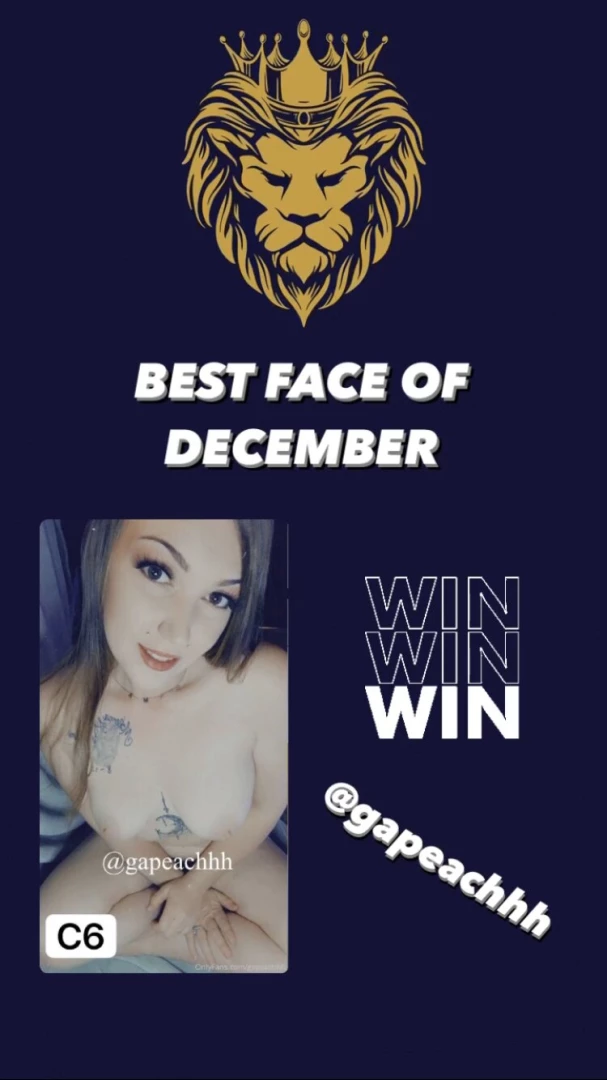King of promo s best face of december rewards - first place pinned part 1 