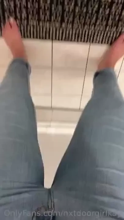 Jeans are better on the floor 