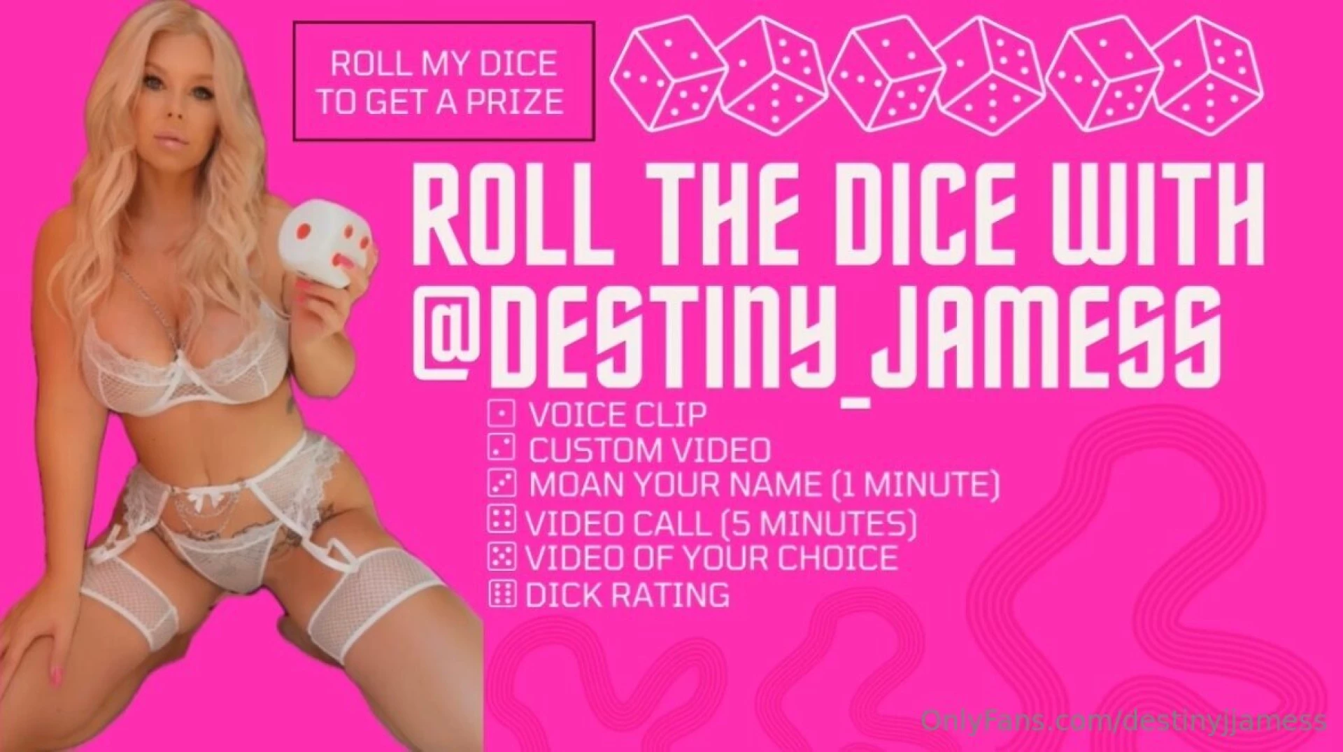 Dice dice baby i really want you to play my game right now 15 a roll 