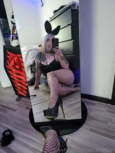 Fishnets and high heels make the naughty side in me come out