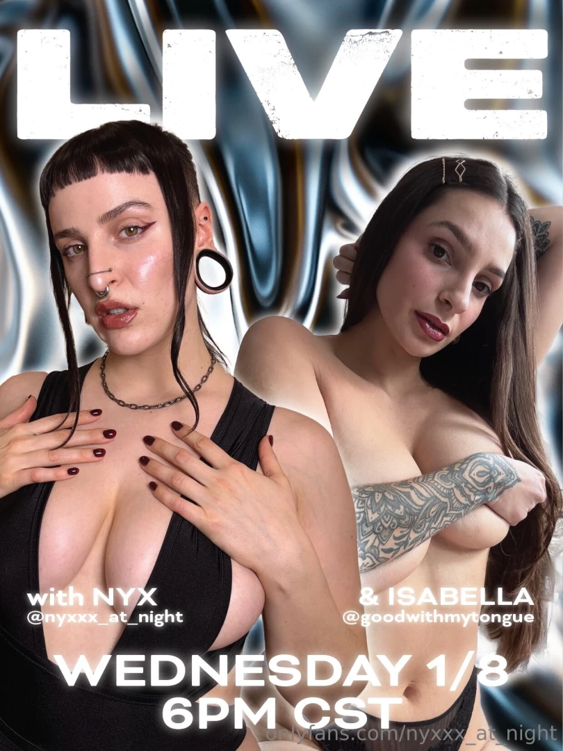 This wednesday i m going live with the gorgeous goodwithmytongue at 6 