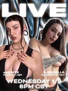 This wednesday i m going live with the gorgeous goodwithmytongue at 6