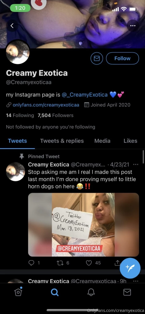 Can all of my fans report this fake twitter page claming to do m33tups 