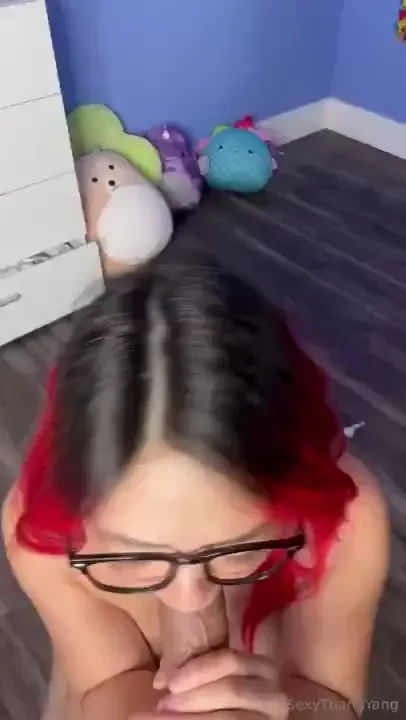 Finally it s time to suck your hard dick until you bust your load down 