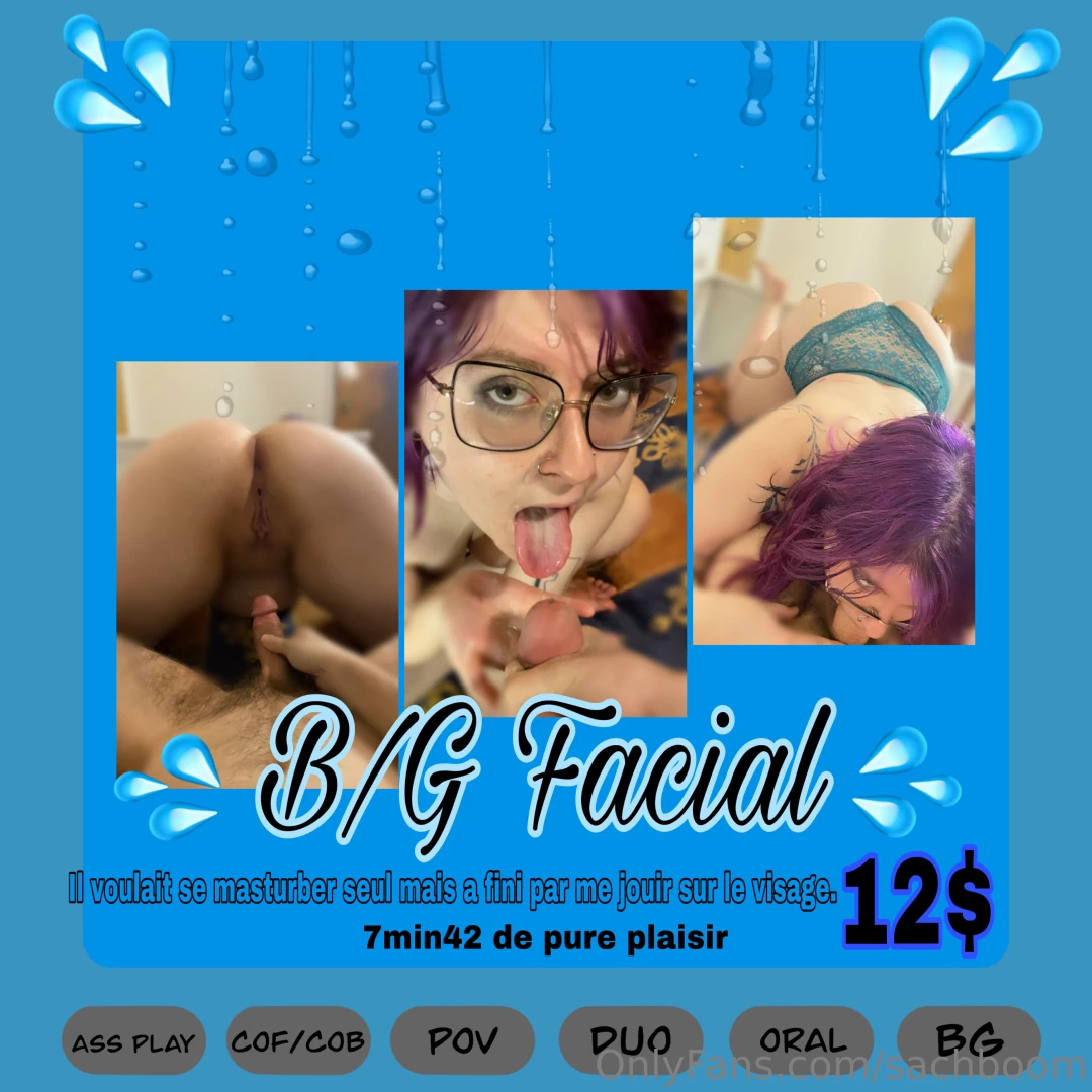 Une premi re sur ma page ma premi re sextape faciale est enfin sortie 