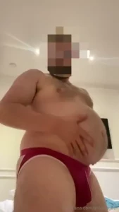 Do you prefer looking up at my big gut or looking down at my fat ass