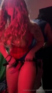 When she puts on the strap for you gt gt luckyasaducky