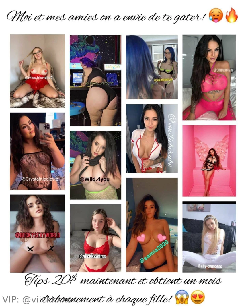 Tip 20 pour recevoir tout nos compte gratuitement 