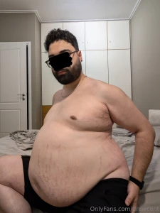 Struggling to stand after a 5000 calories mcdonald s stuffing god i