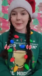 A tiny merry christmas from me to you