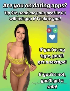 Want know if you re my type