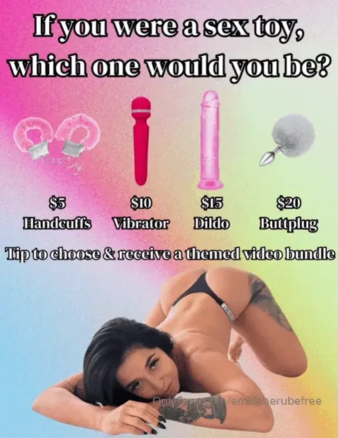 Get a video of me using the toy you want be 