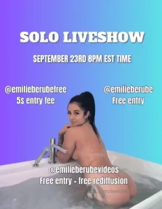 I ll be live on september 23rd at 8pm est time for a naughty night